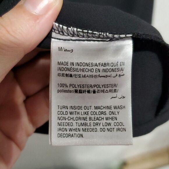 Alfani Modern Spice Blouse in Black Size M - Picture 11 of 12